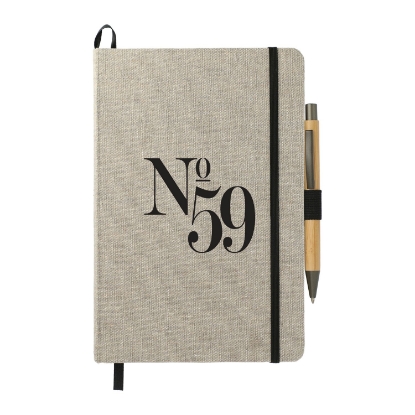 Picture of 5.5'' x 8.5'' Recycled Cotton Bound Journal Set