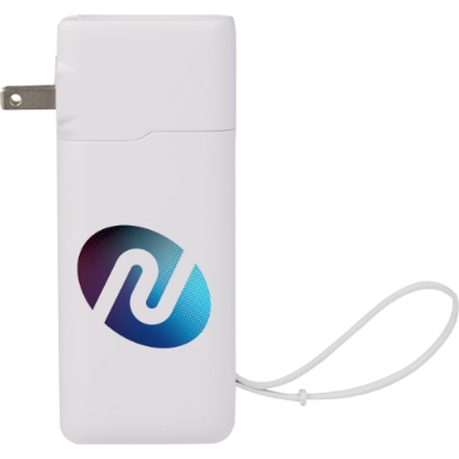 Picture of UL Listed 10,000 mAh 20W PD Power Bank with AC Plug