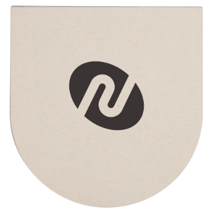 Picture of Recycled Milk Carton Round Sticky Notes Pad