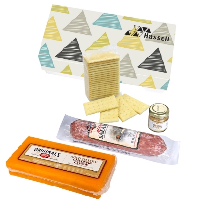 Picture of Charcuterie Gourmet Meat & Cheese Sampler Set In Gift Box