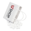 Custom White Shopping Bag Tin - Open