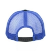 VHDW007 Color Accent Mesh Snapback Cap Charcoal/Royal Back