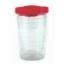 12ORBTMB Clear Tumbler/Red Lid