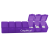 7 Day Pill Cases Translucent Violet