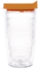 Tervis® Classic Tumbler Enhanced Embroidered Emblem - 16 oz. - Orange