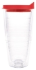 Tervis® Classic Tumbler Embroidered Emblem - 24 oz. - Red