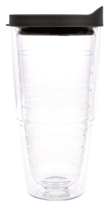 Tervis® Classic Tumbler Enhanced Embroidered Emblem - 24 oz. - Black