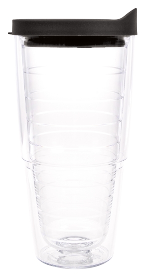 Tervis® Classic Tumbler Enhanced Embroidered Emblem - 24 oz. - Black
