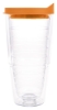 Tervis® Classic Tumbler Enhanced Embroidered Emblem - 24 oz. - Orange
