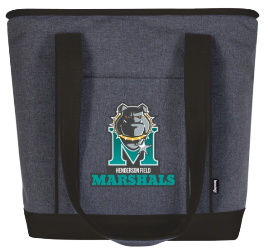Koozie® Two-Tone Lunch-Time Cooler Tote - Black