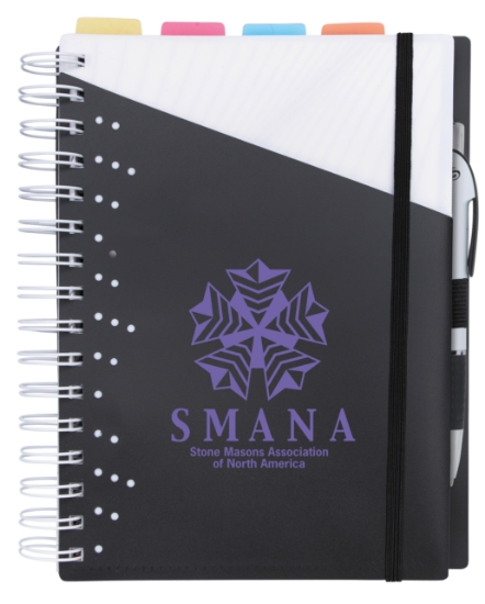 Souvenir® Notebook with Pen - Black