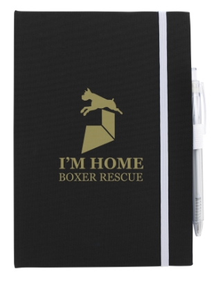 Good Value™ RPET Journal with RPET Pen - Black