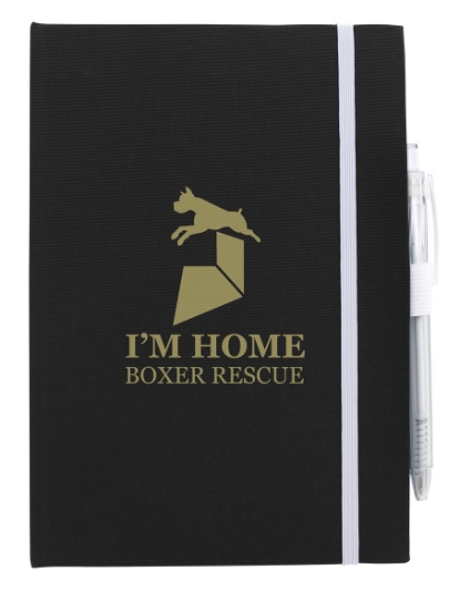 Good Value™ RPET Journal with RPET Pen - Black