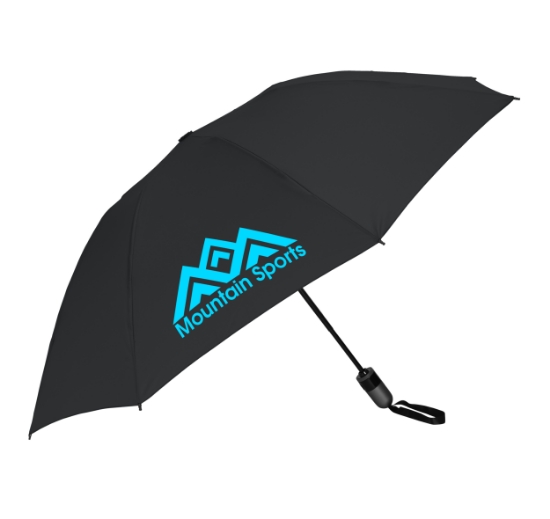 Shed Rain™ UnbelievaBrella® 47" Auto-Open Reverse-Close Compact Umbrella - Black