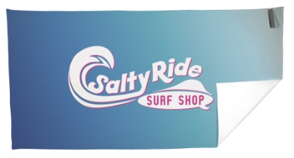 Universal Source® Full-Color Beach Towel - Flat