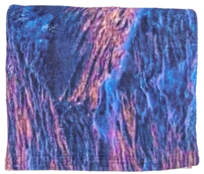 Good Value™ Large Sublimated Fleece Blanket - Folded