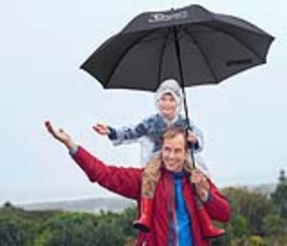 Shed Rain™ The Duo 54" RPET Auto-Open Umbrella - Lifestyle