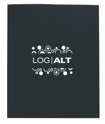Good Value™ Linen Paper Folder - Black