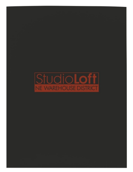 Good Value™ Gloss Paper Folder - Black