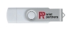 Universal Source® 64 GB On The Go USB 3.0 Flash Drive - Type C - White