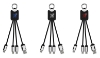 SCX Innovative Design™ Custom Eco Quatro Light Cable - Black