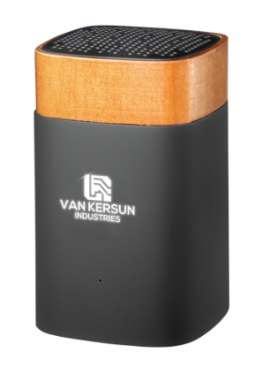 SCX Innovative Design™ Maple Wood Clever 5W Speaker - Eng