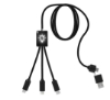 SCX Innovative Design™ 5-in-1 Eco Easy-to-Use Cable - White
