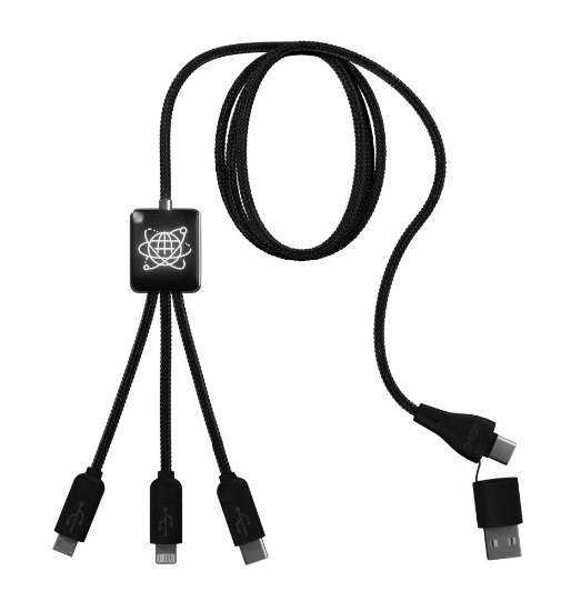 SCX Innovative Design™ RPET Data Transfer Cable - Up
