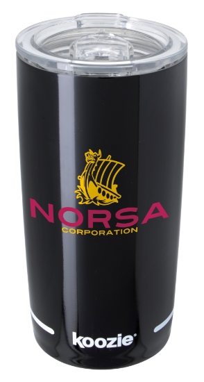 Koozie® Savannah Vacuum Tumbler with Tritan® Lid - 18 oz. - Black