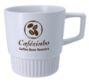 Good Value™ Lines Mug - 12oz - White