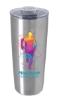 Koozie® Flip Lid Tumbler - 20 oz. - Silver