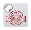 Good Value™ Bottle Opener Coaster - White