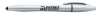 Good Value™ Twist Highlighter-Pen Stylus Combo - Silver