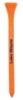 6-2 Golf Tee Packet - 3-1/4" Tee - Orange