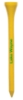 6-2 Golf Tee Packet - 3-1/4" Tee - Yellow