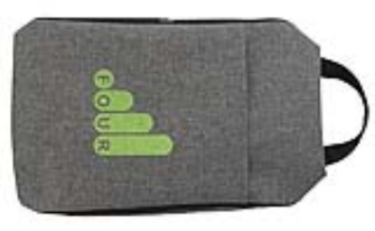 Two-Tone Shoe Bag - Flat