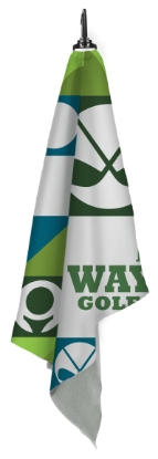 Toddy® Gear Premium Microfiber Golf Towel - Ash