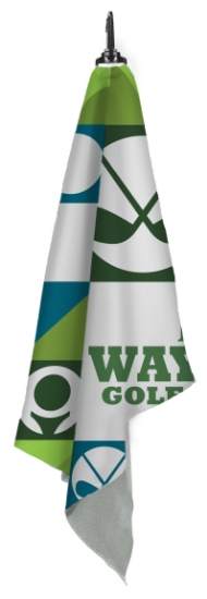 Toddy® Gear Premium Microfiber Golf Towel - Ash