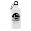 Garyline® Quest Aluminum Bottle - 20 oz. - White