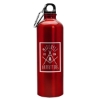 Garyline® Excursion Aluminum Bottle with Carabiner - 25 oz. - Metallic Red