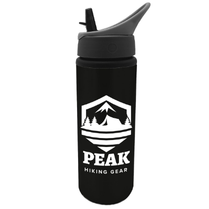 Garyline® Trailblazer Aluminum Bottle - 25 oz. - Black