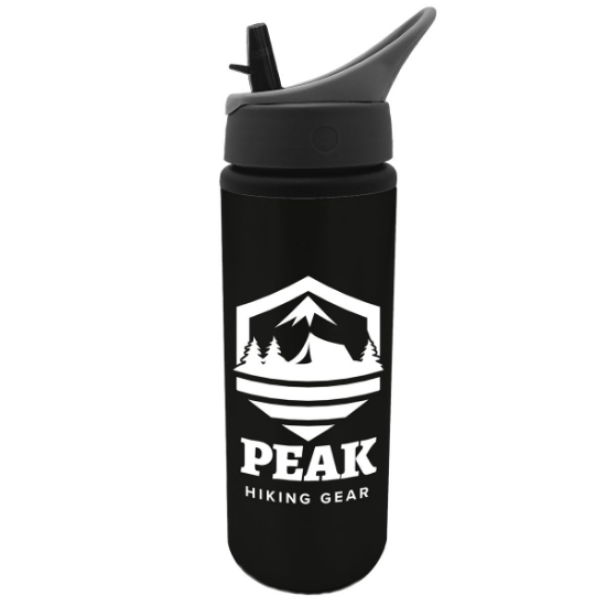 Garyline® Trailblazer Aluminum Bottle - 25 oz. - Black