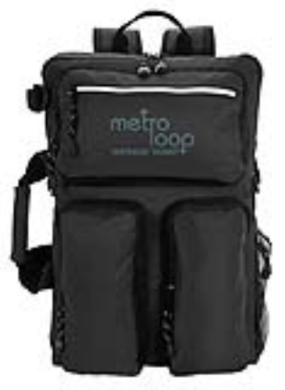 Atchison® RPET Ripstop Briefcase Backpack - Black