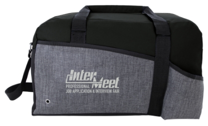 Atchison® Two-Tone Center Court Duffel - Black