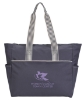 Atchison® Stripe Diaper Tote-Pack - Gray