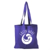 Garyline® Square Cotton Flat Tote - Violet