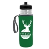 Garyline® Lifeguard Bottle with Push-Pull Lid and Insulated Caddy - 24 oz. - Clear