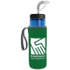 Garyline® Lifeguard Bottle with Straw Lid and Insulated Caddy - 24 oz. - Translucent Blue