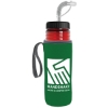 Garyline® Lifeguard Bottle with Straw Lid and Insulated Caddy - 24 oz. - Translucent Red