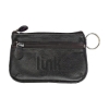 Andrew Philips® Leather Coin Case & ID Holder Wallet - Black